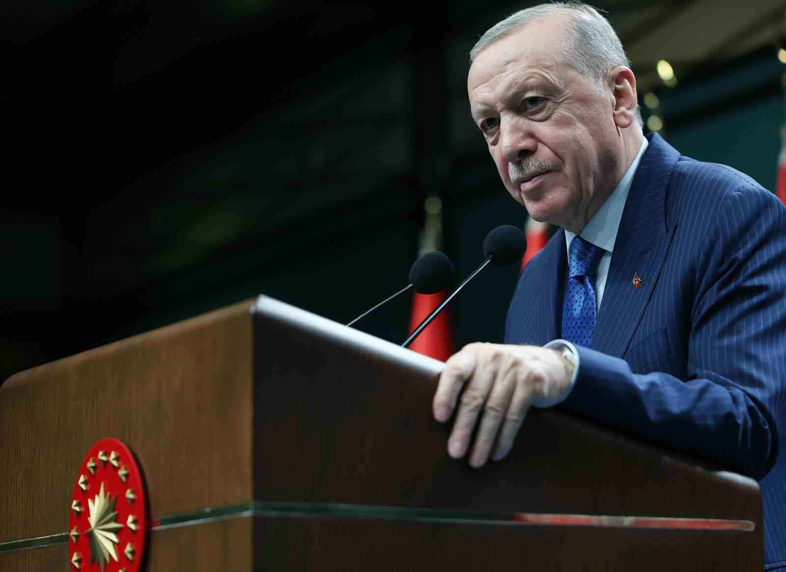 Cumhurbaşkanı Erdoğan: "Yolun sonunda kardeşlik vardır, kalkınma vardır; barış, huzur, dayanışma ve istikbali birlikte inşa etme iradesi vardır"