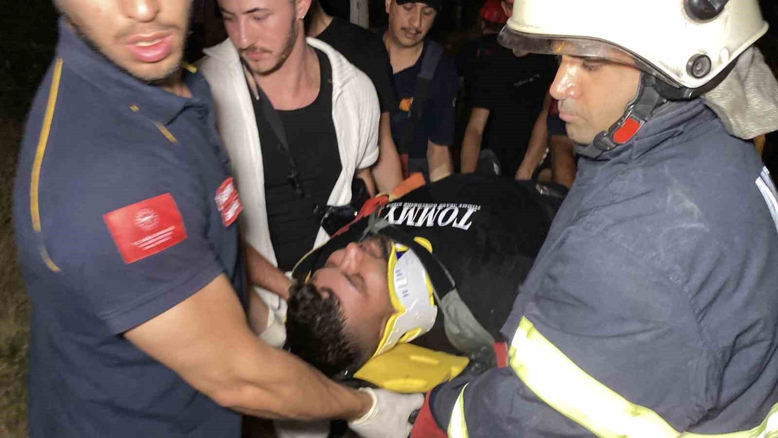 Alkollü ve ehliyetsiz sürücü kaza yaptı: Sürücü ağır yaralı